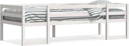 vidaXL - Kinderbedframe - massief - grenenhout - wit - 80x200 - cm