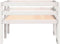 vidaXL - Kinderbedframe - massief - grenenhout - wit - 80x200 - cm