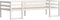 vidaXL - Kinderbedframe - massief - grenenhout - wit - 80x200 - cm