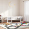 vidaXL - Kinderbedframe - massief - grenenhout - wit - 90x190 - cm
