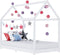 vidaXL - Kinderbedframe - massief - grenenhout - wit - 90x200 - cm