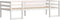 vidaXL - Kinderbedframe - massief - grenenhout - wit - 90x200 - cm