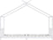 vidaXL - Kinderbedframe - massief - grenenhout - wit - 90x200 - cm