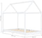 vidaXL - Kinderbedframe - massief - grenenhout - wit - 90x200 - cm