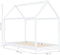 vidaXL - Kinderbedframe - massief - grenenhout - wit - 90x200 - cm