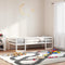 vidaXL - Kinderbedframe - massief - grenenhout - wit - 90x200 - cm