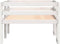 vidaXL - Kinderbedframe - massief - grenenhout - wit - 90x200 - cm