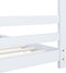 vidaXL - Kinderbedframe - massief - grenenhout - wit - 90x200 - cm
