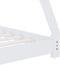 vidaXL - Kinderbedframe - massief - grenenhout - wit - 90x200 - cm