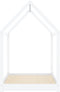 vidaXL - Kinderbedframe - massief - grenenhout - wit - 90x200 - cm