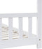 vidaXL - Kinderbedframe - massief - grenenhout - wit - 90x200 - cm