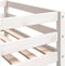 vidaXL - Kinderbedframe - massief - grenenhout - wit - 90x200 - cm