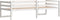 vidaXL - Kinderbedframe - massief - grenenhout - wit - 90x200 - cm