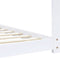vidaXL - Kinderbedframe - massief - grenenhout - wit - 90x200 - cm