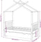 vidaXL - Kinderbedframe - met - lade - grenenhout - donkergrijs - 70x140 - cm