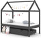 vidaXL - Kinderbedframe - met - lade - grenenhout - donkergrijs - 80x160 - cm