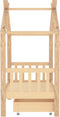 vidaXL - Kinderbedframe - met - lade - massief - grenenhout - 70x140 - cm