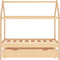 vidaXL - Kinderbedframe - met - lade - massief - grenenhout - 70x140 - cm