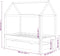 vidaXL - Kinderbedframe - met - lade - massief - grenenhout - 80x160 - cm