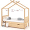 vidaXL - Kinderbedframe - met - lade - massief - grenenhout - 80x160 - cm