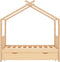 vidaXL - Kinderbedframe - met - lade - massief - grenenhout - 80x160 - cm