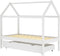 vidaXL - Kinderbedframe - met - lade - massief - grenenhout - wit - 80x160 - cm