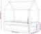 vidaXL - Kinderbedframe - met - lade - massief - grenenhout - wit - 80x160 - cm