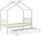 vidaXL - Kinderbedframe - met - lade - massief - grenenhout - wit - 80x160 - cm