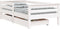 vidaXL - Kinderbedframe - met - lades - 70x140 - cm - massief - grenenhout - wit