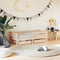 vidaXL - Kinderbedframe - met - lades - 70x140 - cm - massief - grenenhout
