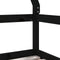 vidaXL - Kinderbedframe - met - lades - 70x140 - cm - massief - grenenhout - zwart