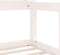 vidaXL - Kinderbedframe - met - lades - 70x140 - cm - massief - grenenhout - wit
