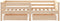 vidaXL - Kinderbedframe - met - lades - 70x140 - cm - massief - grenenhout