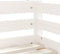 vidaXL - Kinderbedframe - met - lades - 70x140 - cm - massief - grenenhout - wit