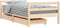 vidaXL - Kinderbedframe - met - lades - 80x160 - cm - massief - grenenhout