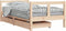 vidaXL - Kinderbedframe - met - lades - 80x160 - cm - massief - grenenhout