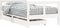 vidaXL - Kinderbedframe - met - lades - 80x160 - cm - massief - grenenhout - wit