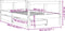 vidaXL - Kinderbedframe - met - lades - 80x160 - cm - massief - grenenhout