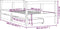 vidaXL - Kinderbedframe - met - lades - 80x160 - cm - massief - grenenhout - wit