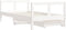 vidaXL - Kinderbedframe - met - lades - 80x160 - cm - massief - grenenhout - wit