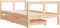 vidaXL - Kinderbedframe - met - lades - 80x160 - cm - massief - grenenhout
