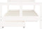 vidaXL - Kinderbedframe - met - lades - 80x160 - cm - massief - grenenhout - wit
