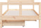 vidaXL - Kinderbedframe - met - lades - 80x160 - cm - massief - grenenhout