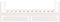 vidaXL - Kinderbedframe - met - lades - 80x160 - cm - massief - grenenhout - wit