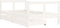 vidaXL - Kinderbedframe - met - lades - 80x160 - cm - massief - grenenhout - wit