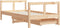 vidaXL - Kinderbedframe - met - lades - 80x160 - cm - massief - grenenhout