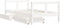 vidaXL - Kinderbedframe - met - lades - 80x160 - cm - massief - grenenhout - wit