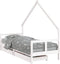 vidaXL - Kinderbedframe - met - lades - 80x200 - cm - massief - grenenhout - wit