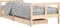 vidaXL - Kinderbedframe - met - lades - 80x200 - cm - massief - grenenhout