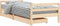 vidaXL - Kinderbedframe - met - lades - 80x200 - cm - massief - grenenhout